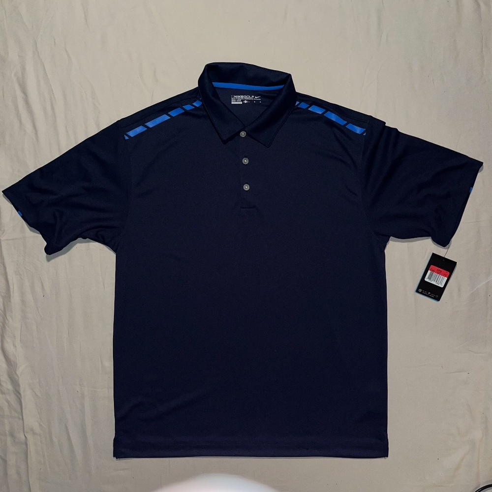 Nike Golf Men's Dri-FIT Polo Shirt | Large | Navy | 527807